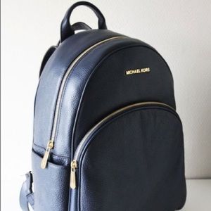 michael kors navy backpack